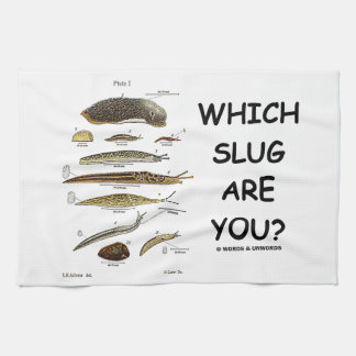 Which Slug Are You? (Different Types Of Slugs) Tea Towel