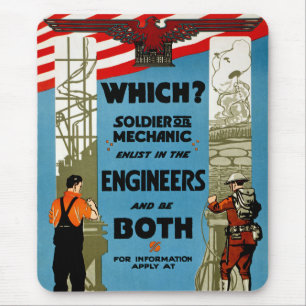 Which? Soldier or Mechanic Mouse Mat