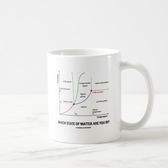 Which State Of Matter Are You In? (Chemistry) Coffee Mug (Right)