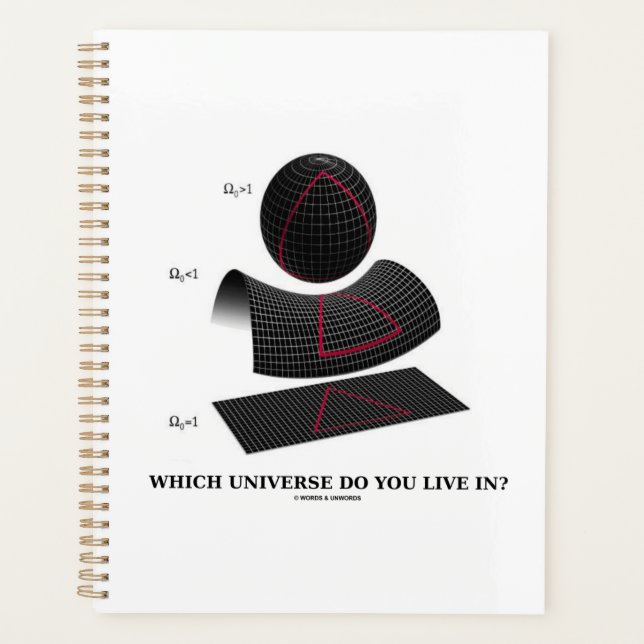 Which Universe Do You Live In? Astrophysics Planner (Front)