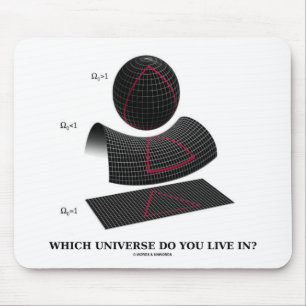 Which Universe Do You Live In? (Physics Humour) Mouse Mat