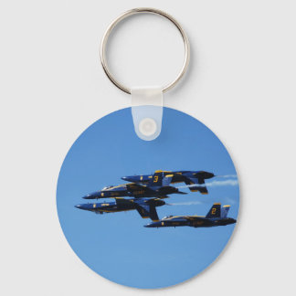 Which Way to Up? Blue Angels Customisable Key Ring