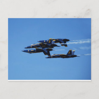 Which Way to Up? Blue Angels Customisable Postcard
