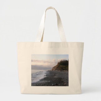 Whidbey Island Sunset Large Tote Bag