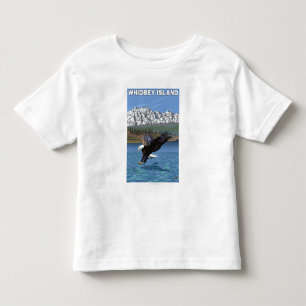 Whidbey Island, WashingtonEagle Fishing Toddler T-Shirt