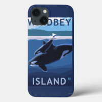 Whidbey Island, WashingtonOrca and Calf