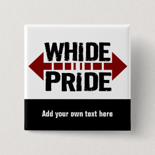 Whide Pride - For Big Boys n' Girls 15 Cm Square Badge