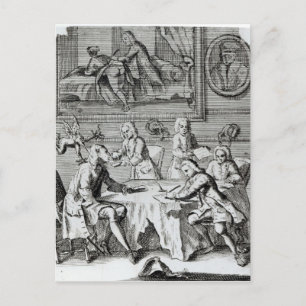 Whig Satire on Negotiations Postcard