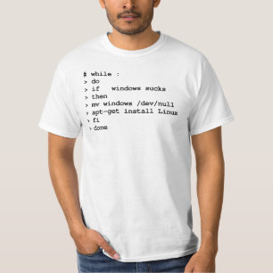 while : do (apparel) T-Shirt