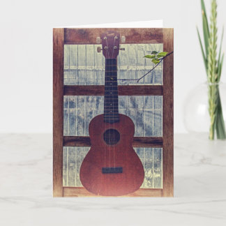 While My Guitar Gently Weeps Card