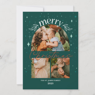 Whimisical Christmas Arch Multi-Photo Card 