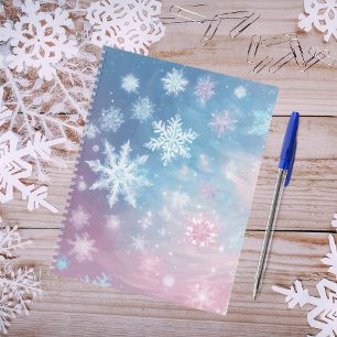 Whimscal Snowflake Journal, Winter Notebook