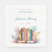 Whimsical A New Chapter Book Bridal Shower 
