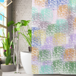 Whimsical Abstract  Shower Curtain