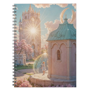 Whimsical AI art notebook planner