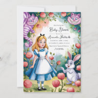 Whimsical Alice in Wonderland Baby Shower