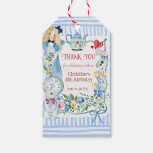Whimsical Alice in Wonderland Gift Tags