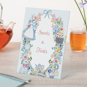 Whimsical Alice in Wonderland Sweet Treat Sign