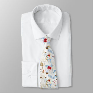 Whimsical Alice in Wonderland Tie