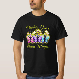 Whimsical and Bold Magical Graphics for Fantasy Fa T-Shirt