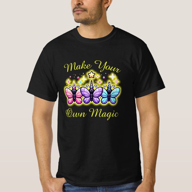 Whimsical and Bold Magical Graphics for Fantasy Fa T-Shirt (Front)