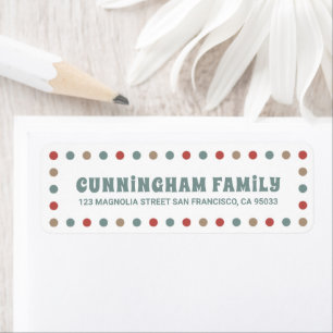 Whimsical and Colourful Christmas Dots