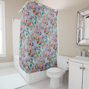Whimsical and Colourful Shower Curtain