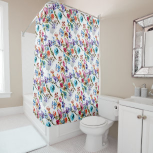 Whimsical and Colourful Shower Curtain