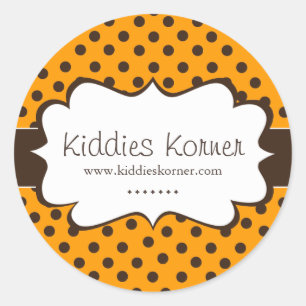 Whimsical and Cute Polk a Dot Stickers