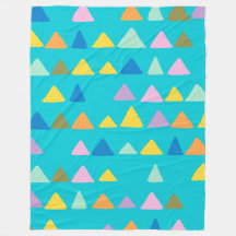 Whimsical and Cute Triangle Pattern in Turquoise