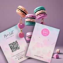 Whimsical and dreamy  In Pastel Earring Display