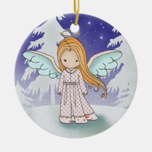 Whimsical Angel christmas Ornament