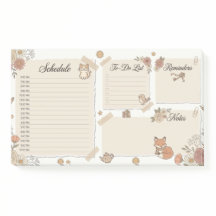 Whimsical Animal & Floral Daily Planner