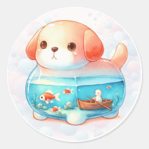 Whimsical Animal Jars - Dog -