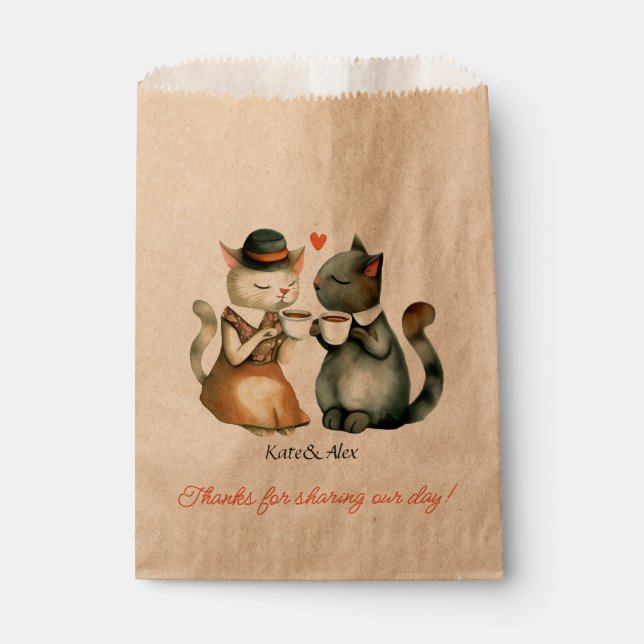 Whimsical Animal Themed Thank-You Gift Bags  (Front)