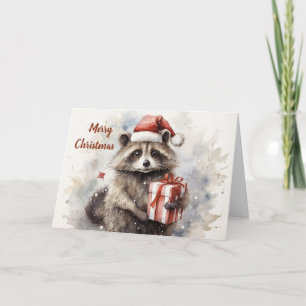 Whimsical Animals Christmas Card