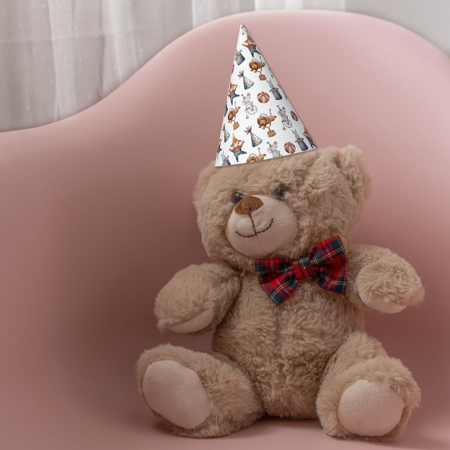 Whimsical Animals Circus Birthday Party Party Hat (Whimsical Animals Circus Birthday Party Party Hat)