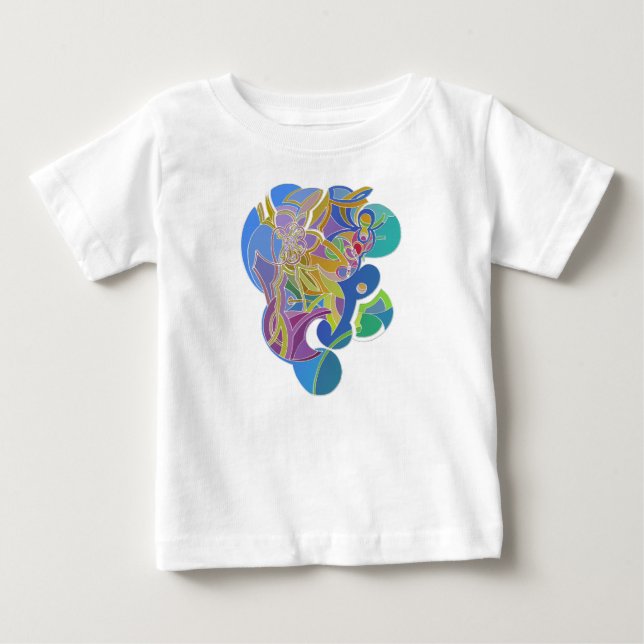 Whimsical Artwork Baby T-Shirt (Front)
