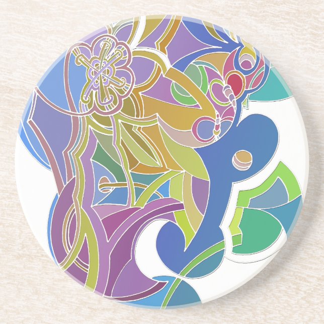 Whimsical Artwork Coaster (Front)