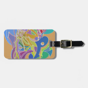 Whimsical Artwork Luggage Tag