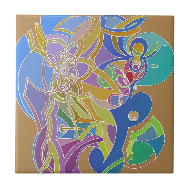 Whimsical Artwork Tile (Front)