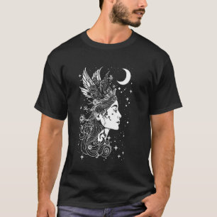 Whimsical Athena Greek Mythology Goddess Witchy T-Shirt