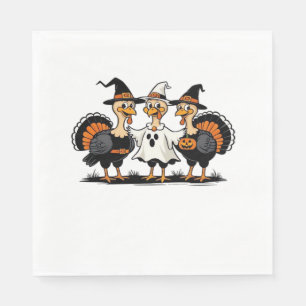 Whimsical Autumn Patchwork Pumpkin Cozy Fall Flor Napkin