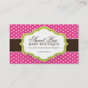 Whimsical Baby Boutique Business Cards