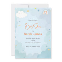 Whimsical Baby Shower Invitation