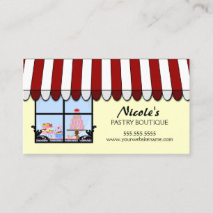 Whimsical Bakery Boutique / Shop Business Card