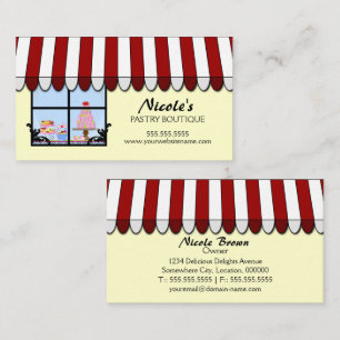 Whimsical Bakery Boutique / Shop Business Card