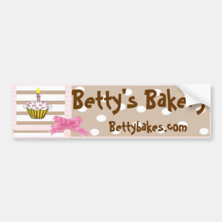 Whimsical Bakery Bumpersticker Bumper Sticker