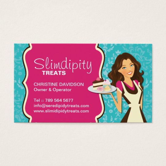 Whimsical Bakery Business Card