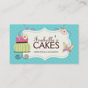 Whimsical Bakery Business Card